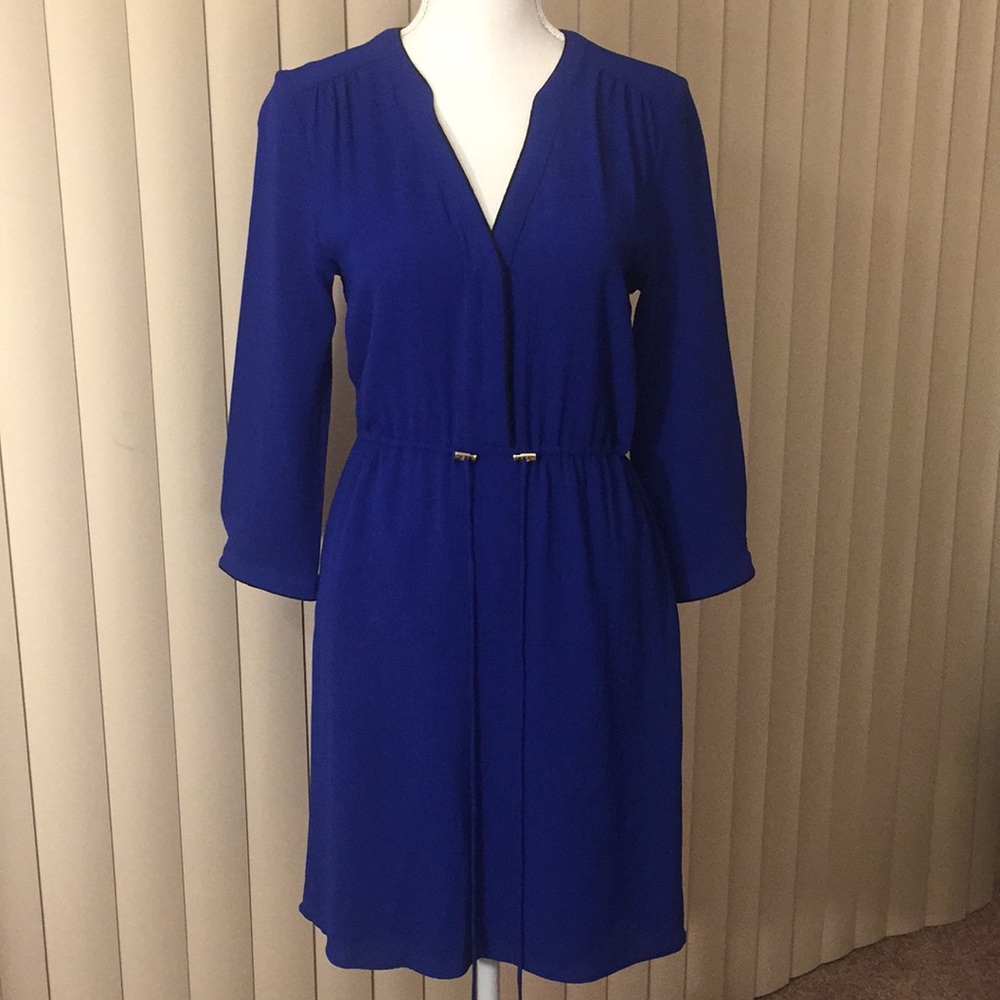 H&M Conscious royal blue stretch crepe dress